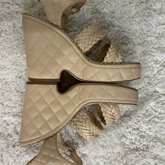 CHANEL WEDGES SIZE 39 NIB - Picture 7 of 12